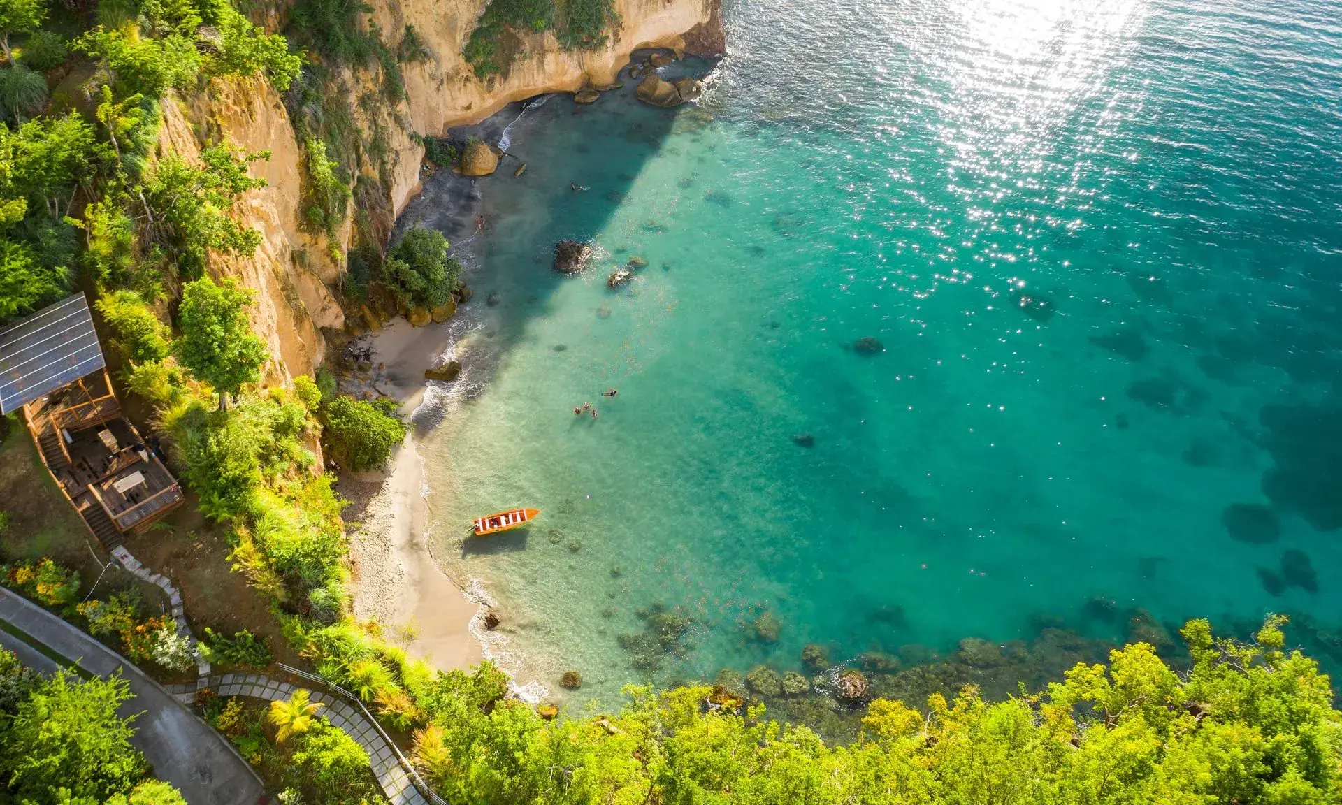 Dominica coastline