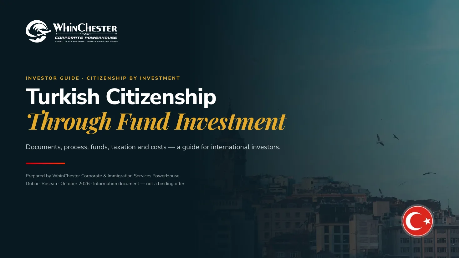 Download the Turkey Citizenship <em class="accent">Investor Guide</em> — cover